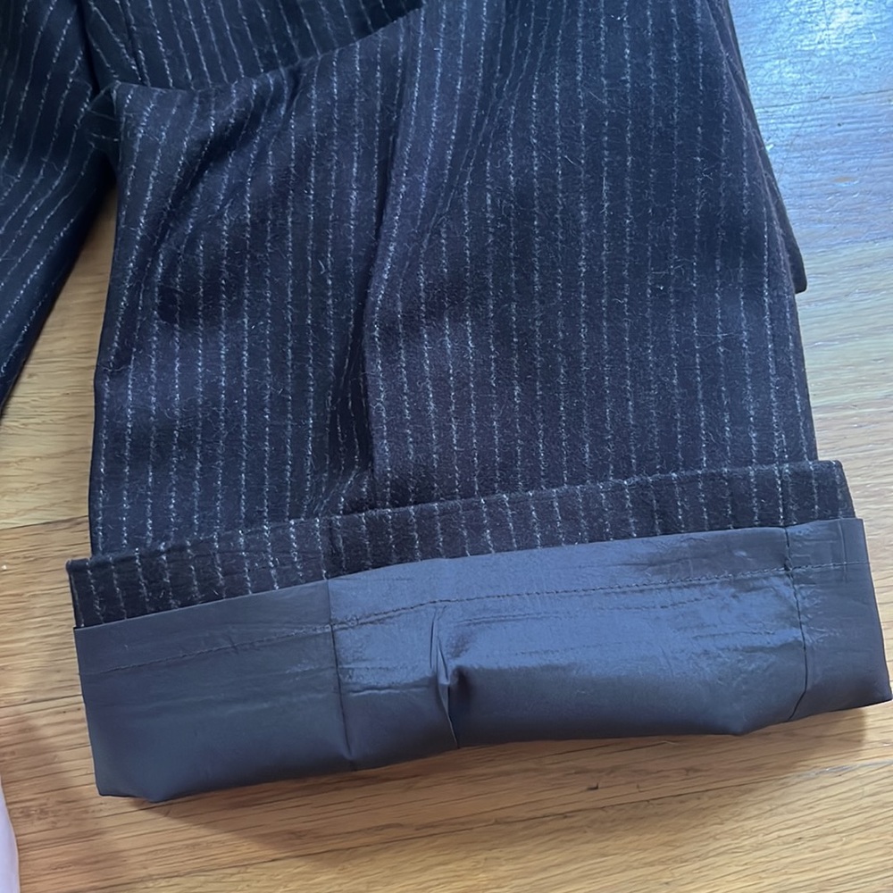 Banana Republic brown striped wool blend Harrison pants - Picture 6 of 7